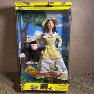Mattel 2000 “Barbie and Curious George” Barbie Doll *NEW*